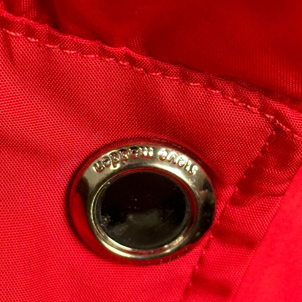 Steve Madden Jacket Parka Hood Size S Small Red Hooded Women's‎ Jacket (A36) - Picture 4 of 8